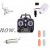 RC Airplane Accessory Remote Control/Camera/Tripod/Motor/Motor Rack/Fan Blade/Charging Cable/Lampshade/Protective Ring Color:fan blades   
